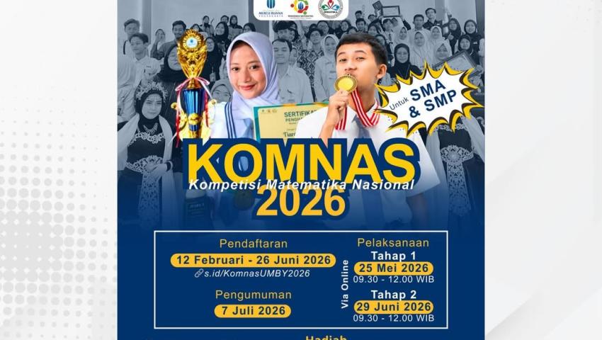 KOMNAS (Kompetisi Matematika Nasional) Tahun 2026