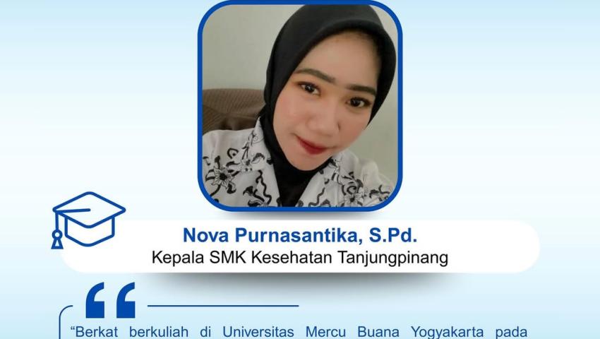 Nova Purnasantika, S.Pd. (Kepala SMK Kesehatan Tanjungpinang)