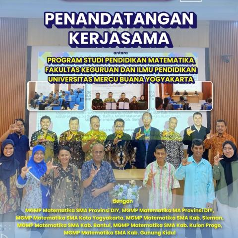 Perkuat Sinergi Pendidikan se-DIY, PMAT UMBY Jalin Kerja Sama Masif dengan 7 MGMP Matematika