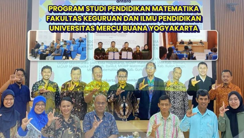 Perkuat Sinergi Pendidikan se-DIY, PMAT UMBY Jalin Kerja Sama Masif dengan 7 MGMP Matematika