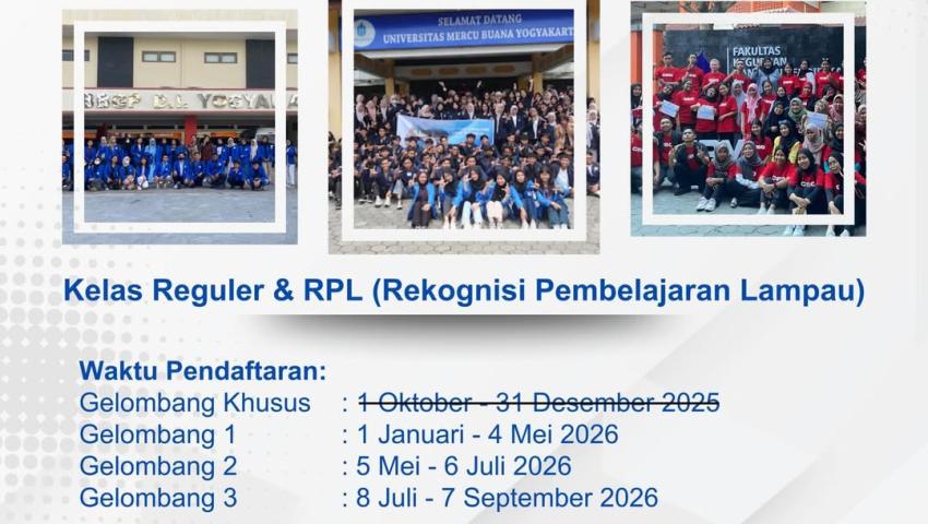 Penerimaan Mahasiswa Baru Program Studi Pendidikan Matematika Tahun 2026