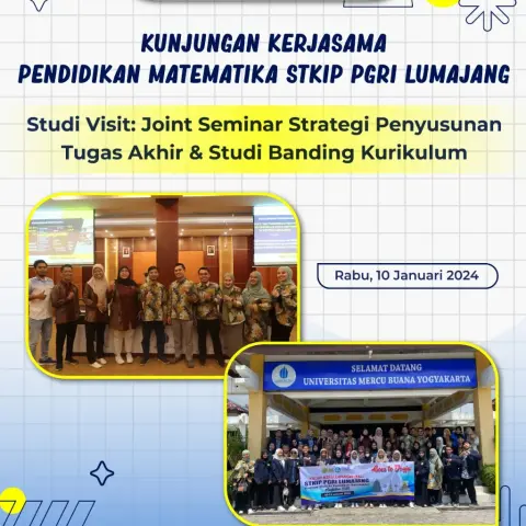 Pendidikan Matematika UMBY Terima Kunjungan Kerja Sama dari STKIP PGRI Lumajang