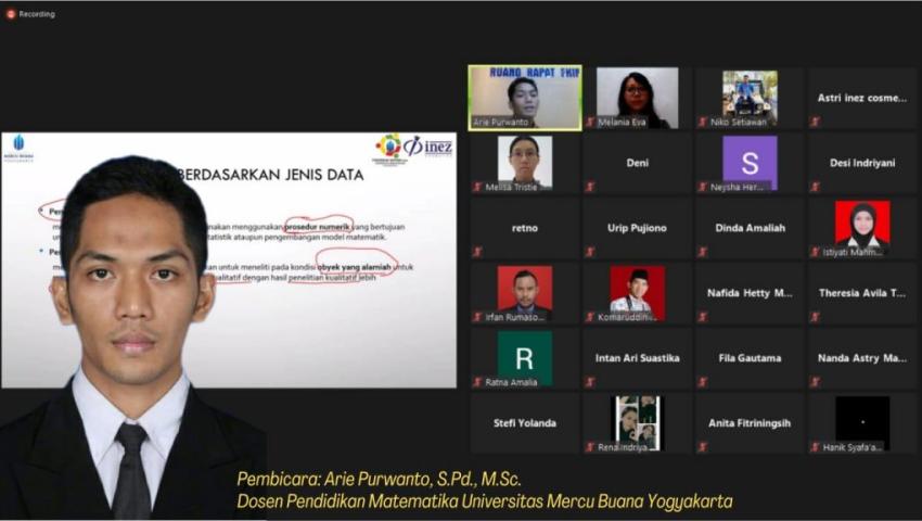 Sukses Selenggarakan Mini Workshop Penentuan Ukuran Sampel Penelitian