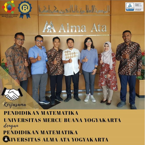 Penandatangan MoU dengan Pendidikan Matematika Univ. Alma Ata